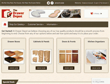 Tablet Screenshot of drawerdepot.com